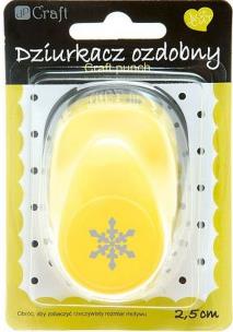 Opakowanie Dziurkacz ozdobny 2,5cm śnieżynka