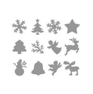 Dziurkacz ozdobny 2,5cm świąteczny Display (12szt). Wydawca: Dalprint. Multiszop.pl Opakowanie Dziurkacz ozdobny 2,5cm świąteczny Display (12szt)