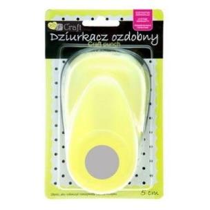 Dziurkacz ozdobny 5cm koło. Wydawca: Dalprint. Multiszop.pl Opakowanie Dziurkacz ozdobny 5cm koło