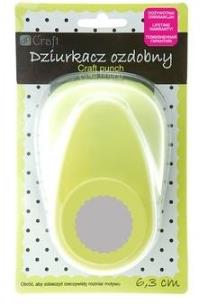 Dziurkacz ozdobny 6,3cm kółko z falbanką. Wydawca: Dalprint. Multiszop.pl Opakowanie Dziurkacz ozdobny 6,3cm kółko z falbanką