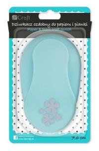 Opakowanie Dziurkacz ozdobny 7,6cm kwiatki