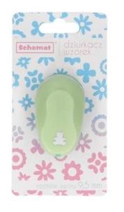 Opakowanie Dziurkacz ozdobny 9,5mm miś MIX