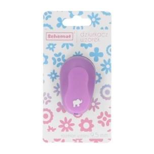 Opakowanie Dziurkacz ozdobny 9,5mm słoń MIX