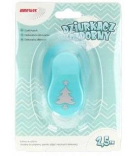 Opakowanie Dziurkacz ozdobny - Choinka 2,5cm MIX