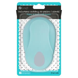 Opakowanie Dziurkacz ozdobny do papieru i pianki Jajko 7,6cm