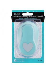 Opakowanie Dziurkacz ozdobny do papieru i pianki  Serce 5cm