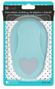 Opakowanie Dziurkacz ozdobny do papieru i pianki Serce 7,6cm