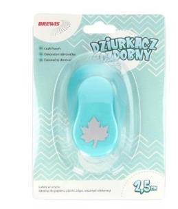 Opakowanie Dziurkacz ozdobny - Liść 2,5cm MIX