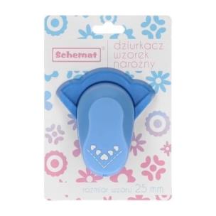 Opakowanie Dziurkacz ozdobny narożny 25mm 5 serc MIX