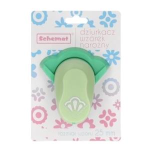 Opakowanie Dziurkacz ozdobny narożny 25mm krople MIX