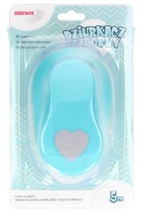 Opakowanie Dziurkacz ozdobny - Serce 5cm MIX