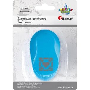 Opakowanie Dziurkacz z motywem 25mm serce w ramce