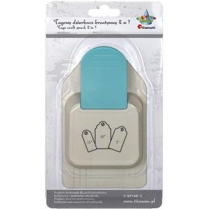 Opakowanie Dziurkacz z motywem tag 3w1