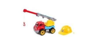 Opakowanie Dźwig z kaskiem