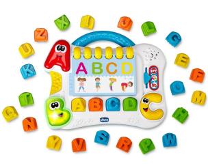 Edu Wesoły Alfabet - Powiedz i pokaż. Wydawca: Chicco. Multiszop.pl Opakowanie Edu Wesoły Alfabet - Powiedz i pokaż