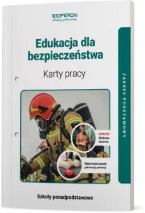 Edukacja dla bezp. LO karty pracy ZP w.2023. Autor: Barbara Boniek. Multiszop.pl Okładka książki Edukacja dla bezp. LO karty pracy ZP w.2023