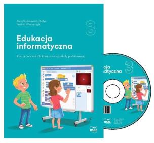 Okładka książki Edukacja informatyczna SP 3 Zeszyt ćwiczeń + CD