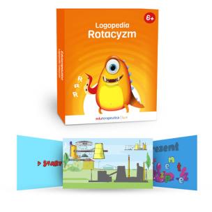 Eduterapeutica Lux Logopedia rotacyzm. Autor: EiSystem. Multiszop.pl Okładka książki Eduterapeutica Lux Logopedia rotacyzm