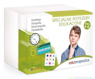 Eduterapeutica Specjalne Potrzeby Edukacyjne klasy 4-8. Autor:   Praca zbiorowa. Multiszop.pl Okładka książki Eduterapeutica Specjalne Potrzeby Edukacyjne klasy 4-8