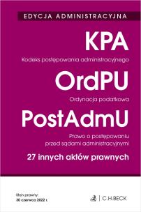 EDYCJA ADMINISTRACYJNA. Kodeks postępowania administracyjnego. Ordynacja podatkowa. Prawo o postępow. Autor: Irena Brignull. Multiszop.pl Okładka książki EDYCJA ADMINISTRACYJNA. Kodeks postępowania administracyjnego. Ordynacja podatkowa. Prawo o postępow