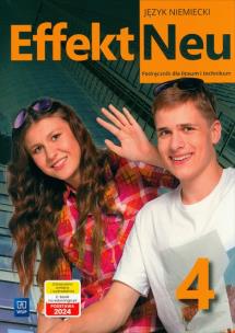 Effekt Neu j. niem. podr. LO cz.4 2024. Autor: Kryczyńska-Pham Anna. Multiszop.pl Okładka książki Effekt Neu j. niem. podr. LO cz.4 2024