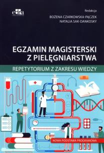 Opakowanie Egzamin magisterski z pielęgniarstwa Repetytorium z zakresu wiedzy Nowa podstawa programowa