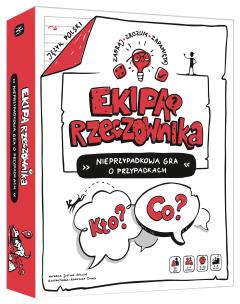 Ekipa rzeczownika Nieprzypadkowa gra o przypadkach. Autor: Justyna Kesler. Multiszop.pl Okładka książki Ekipa rzeczownika Nieprzypadkowa gra o przypadkach