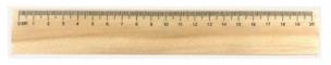 Opakowanie Ekologiczna linijka 20cm z sosny