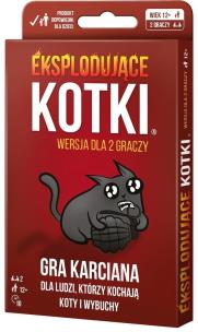 Eksplodujące Kotki: Wersja dla 2 graczy. Wydawca: Rebel. Multiszop.pl Opakowanie Eksplodujące Kotki: Wersja dla 2 graczy