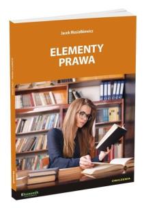 Elementy prawa ćwiczenia w.2023. Autor: Jacek Musiałkiewicz. Multiszop.pl Okładka książki Elementy prawa ćwiczenia w.2023