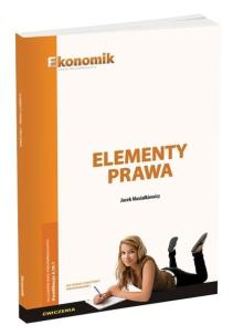 Elementy prawa ćwiczenia. Autor: Jacek Musiałkiewicz. Multiszop.pl Okładka książki Elementy prawa ćwiczenia