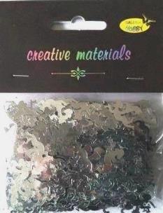 Opakowanie Elementy z folii aniołki srebrne 15g