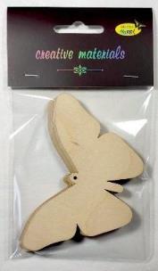 Opakowanie Elementy ze sklejki 3mm do ozdabiania motyl 3szt