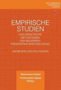 Okładka książki Empirische Studien und didaktische Implikationen..