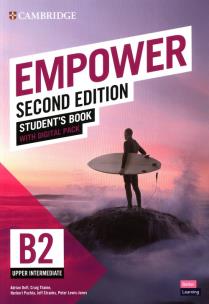 Empower Upper-intermediate/B2 Student's Book with Digital Pack. Autor: Doff Adrian, Thaine Craig, Puchta Herbert, Stranks Jeff, Lewis-Jones Peter. Multiszop.pl Okładka książki Empower Upper-intermediate/B2 Student's Book with Digital Pack