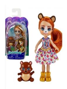 Opakowanie Enchantimals.Wycieczka z lalką miś HTP81