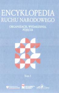 Encyklopedia ruchu narodowego T.3. Autor: Mateusz Kofin. Multiszop.pl Okładka książki Encyklopedia ruchu narodowego T.3