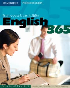 Okładka książki English forworkandife  365 Student's book 3