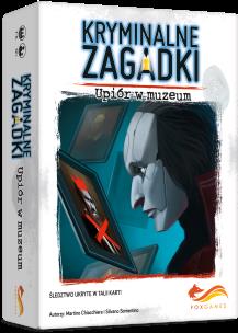 Escape Room Kryminalne zagadki Upiór w muzeum. Autor: Martino Chiacchiera, Sorrentino Silvano. Multiszop.pl Okładka książki Escape Room Kryminalne zagadki Upiór w muzeum