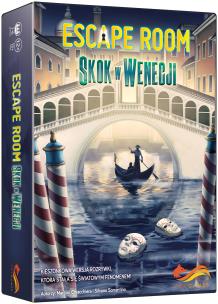 Escape Room Skok w Wenecji Gra  w.2/2023. Autor: Martino Chiacchiera, Sorrentino Silvano. Multiszop.pl Okładka książki Escape Room Skok w Wenecji Gra  w.2/2023