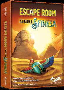 Escape Room Zagadka Sfinksa. Autor: Martino Chiacchiera, Sorrentino Silvano. Multiszop.pl Okładka książki Escape Room Zagadka Sfinksa