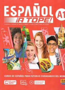 Espanol A Tope A1 podręcznik + ćwiczenia. Autor:   Praca zbiorowa. Multiszop.pl Okładka książki Espanol A Tope A1 podręcznik + ćwiczenia