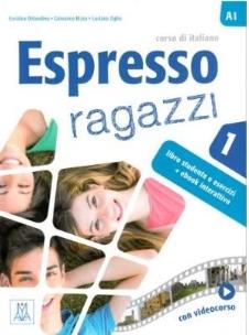 Espresso ragazzi 1 podręcznik + wersja cyfrowa. Autor: Orlandino Euridice, Ziglio Luciana, Rizzo Giovanna. Multiszop.pl Okładka książki Espresso ragazzi 1 podręcznik + wersja cyfrowa