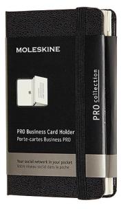 Etui na wizytówki 6,5x10,5cm czarny. Wydawca: Moleskine. Multiszop.pl Opakowanie Etui na wizytówki 6,5x10,5cm czarny