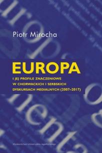 Okładka książki Europa i jej profile znaczeniowe w chorwackich..
