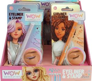 Eyeliner z pieczątką WOW00113 1szt.mix. Wydawca: Kids Euroswan. Multiszop.pl Opakowanie Eyeliner z pieczątką WOW00113 1szt.mix