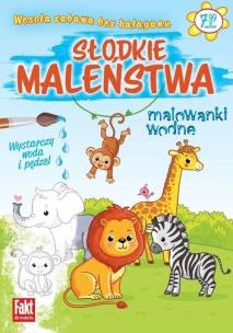 Fakt dla malucha. Malowanki wodne. Słodkie.... Autor:   Praca zbiorowa. Multiszop.pl Okładka książki Fakt dla malucha. Malowanki wodne. Słodkie...