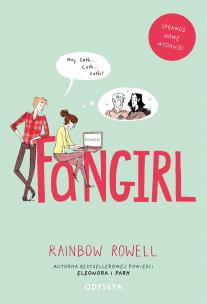 Fangirl. Autor: Rainbow Rowell. Multiszop.pl Okładka książki Fangirl