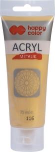 Farba akrylowa 75ml delikatne złoto metalik. Wydawca: GDD. Multiszop.pl Opakowanie Farba akrylowa 75ml delikatne złoto metalik