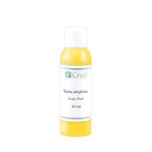 Opakowanie Farba akrylowa żółta 60ml